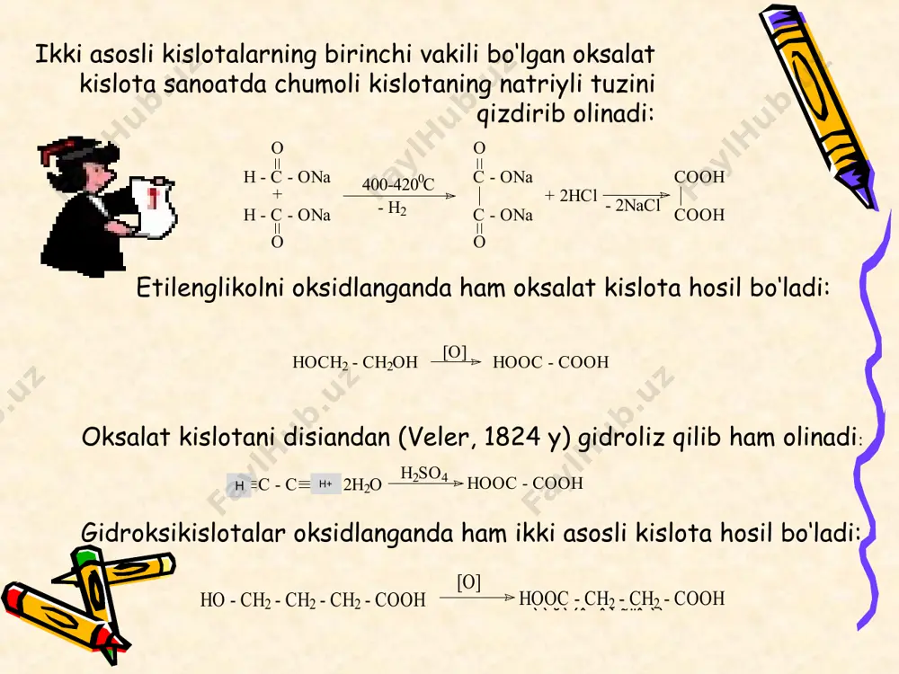 to’yingan va to’yinmagan dikarbon kislotalar - Page 3