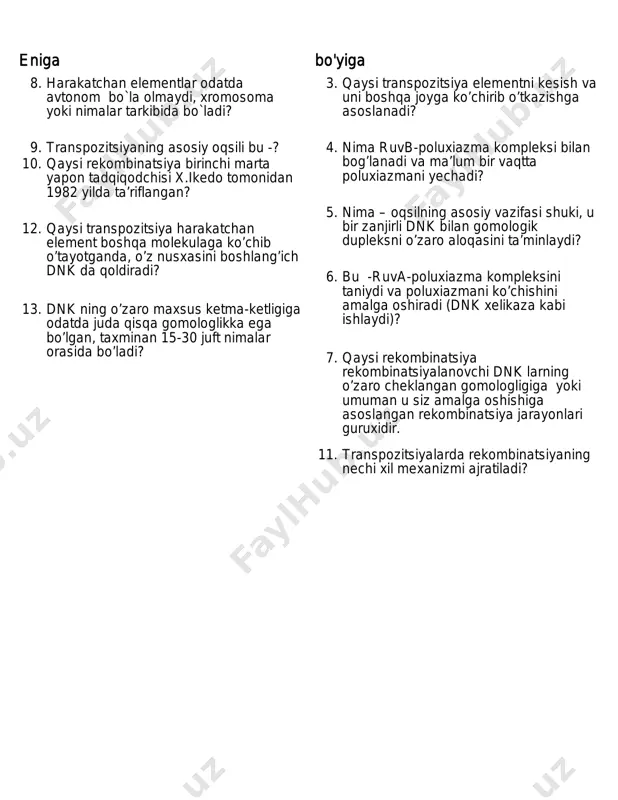 tibbiyotda dnk rekombinantarining qo’llanilishi - Page 2