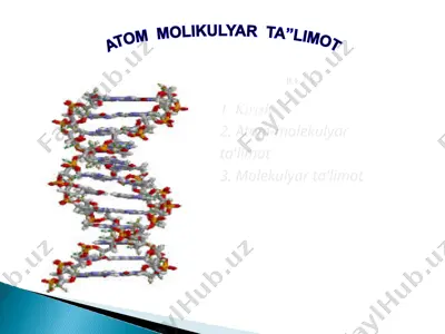 atom molekulyar ta'limot — PPT