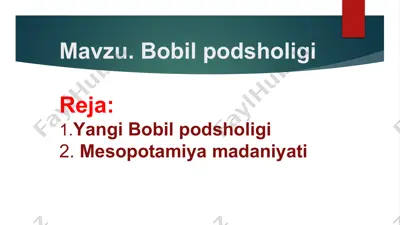 bobil podsholigi — PPTX