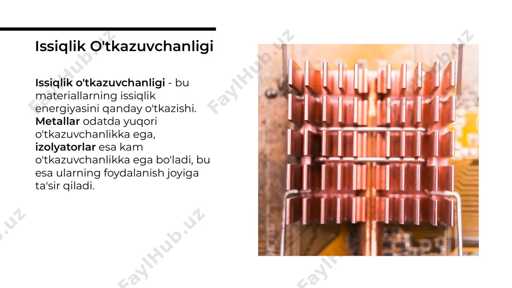 issiqlik manba va o'tkazuvchanligi - Page 4