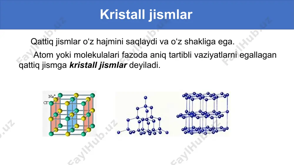 kristall va amorf jismlar - Page 2