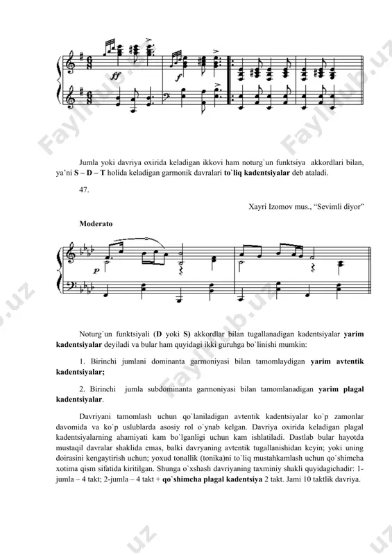 kadеntsiyalar, davriya, jumla - Page 4