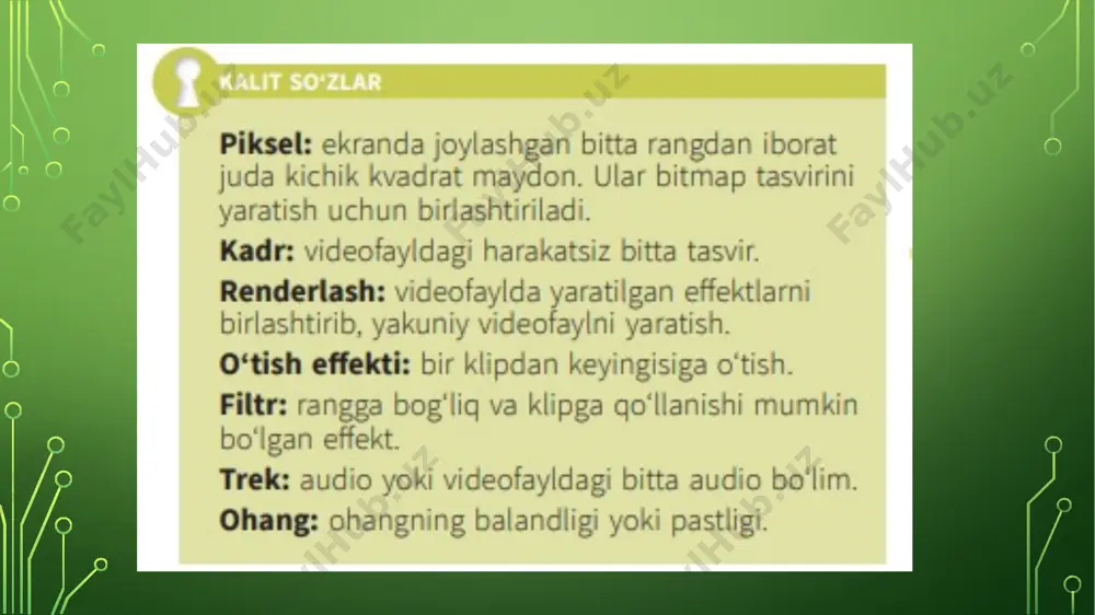 videoni tahrirlash dasturi mutanosiblikni belgilash - Page 2