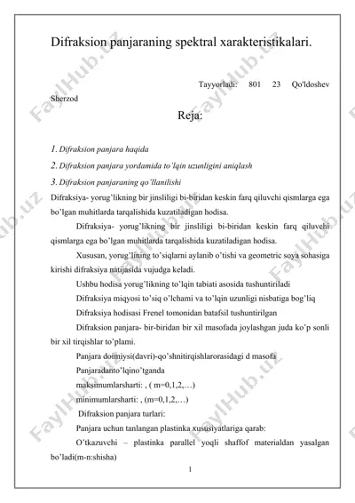 difraksion panjara — DOCX