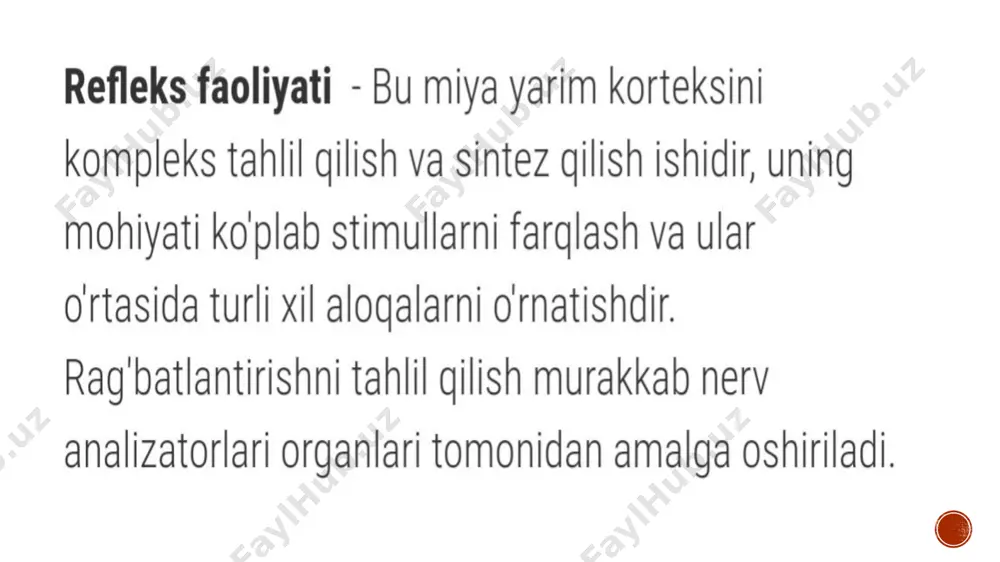 refleks-nerv faoliyatining asosiy shakli - Page 3
