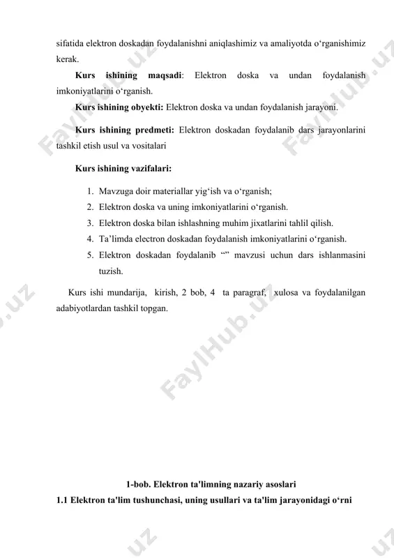 iduallashtirish imkoniyati, shuningdek, o‘quvchilarning ijodiy va kognitiv faolligini rivojlantirish imkoniyati. o‘quv jarayonini zamonaviy axborot texnologiyalari asosida qayta tashkil etish uchun ko‘plab o‘quv dasturlari va o‘quv-uslubiy qo‘llanmalar ishlab chiqildi. biroq, aslida, har bir o‘qituvchi o‘z dasturlarini, shuningdek, o‘quv va didaktik materiallarni ishlab chiqadi. elektron doskada maktab ta'limida foydalanish uchun katta miqdordagi kompyuter dasturlari to‘plangan. bunday dasturlar orasida eng muhimi suhbatning kamida ikkita ishtirokchisi o‘rtasida ma'lumot almashishni ta'minlaydigan elektron o‘quv dasturlari, shuningdek, o‘quvchilarni o‘ziga jalb qila oladigan, ularni ta'lim muammolarini hal qilishga jalb qiladigan va intellektual darajasini rivojlantiradigan rivojlantiruvchi dasturlardir. kompyuter dasturlari ko‘pincha elektron va multimedia darsliklariga birlashtiriladi. talabalarga ta’lim berishning metodik tizimini, eng avvalo, o‘qitishning shakl va usullarini ishlab chiqish va takomillashtirishni jiddiy ishlab chiqish zarur. maktab o‘quvchilarining etakchi bilimlar tizimini samarali o‘zlashtirishiga, maktab o‘quvchilarining samarali ta'lim va rivojlanishiga e'tibor qaratish lozim. maktablarda mavjud metodika ta'limning g‘oyaviy-falsafiy tomonini, dunyoqarash jihatini, tarbiyaviy imkoniyatlarni va tarbiyaviy qadriyatlarni o‘zida aks ettirishi kerak. an'anaviy uslublar, …