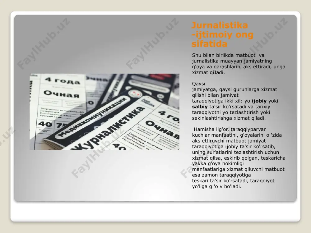 jurnalistika ijtimoiy ong va ijtimoiy institut sifatida - Page 3