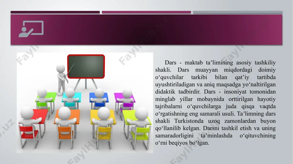 -o'zidan amalga oshadi, degan fikrni ilgari surganlar. ta'limning rivojlanish ta'sirini aniqlaganlaridan so'ng, ular bu ta'sirning beixtiyor xarakterga ega ekanini ta'kidlaganlar. shu bilan bir qatorda, o'quvchilarni o'qitish va aqliy rivojlantirish muammosi bo'yicha shaxsiy nuqtai nazarlar vujudga keldi. mazkur nuqtai nazarning asosiy mohiyati yaxshi tashkil etilgan o'quv jarayoni o'quvchi rivojlanishini jadallashtiradi. ta'lim nafaqat yakunlangan turkumlarda quriladi.ushbu yondashuv asosida pedagogika fanida ta'limda faoliyatli, individual, tabaqalashgan yondashuv nazariyasi vujudga keldi. shaxsning rivojlanish jarayonida bir xillik mavjud emas. boshlang'ich sinf o'quvchilari uchun bu vaqt obrazli tafakkur qilish asosida intellectual rivojlanish davridir. bu asosan o'quv-biluv jarayonida amalga oshadi. o'quv biluv jarayonida shaxsning boshqa jihatlari rivojlanmaydi. biz o'quvchilar uchun etakchi bo'lgan rivojlanish yo'nalishini asoslashga harakat qilamiz. intellektual rivojlanishda o'z-o'zini hurmat qilishning asosini o'quvchilarning shaxsiy ijobiy tajribasi tashkil qiladi. bu o'quv-biluv jarayonida namoyon bo'ladi. kuzatishlar shuni ko'rsatmoqdaki, aksariyat o'quvchilarda bunday tajriba mavjud emas. o'z faoliyati natijasidan qoniqmaslik o'quvchilar o'z-o'zlarini hurmat qilishlarining asosini tashkil eta olmaydi. bu yo'nalishda muhim …