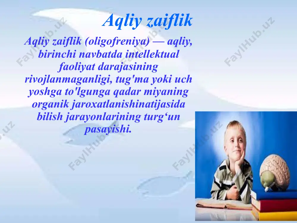to'liq bartaraf etishga yordam beradi. ritmika raqsning dastlabki bosqichidir. ritmika - musiqa jo'rligidagi turli xil harakatlar asosida olib boriladi. ritmika mashg'ulotlari jismoniy fazilatlarni rivojlantiradi, to'g'ri holatni, boshning holatini, yurishini, epchilligini, harakatlarni muvofiqlashtirishni rivojlantiradi, jismoniy nuqsonlarni bartaraf etadi. ritmika bolada, birinchi navbatda, o'z tanasini yaxshi nazorat qilish rivojlanadi, bu nogiron bolalar uchun ustuvor vazifalardan biridir. ko`ruv-fazoviy idrok (taklif qilinayotgan ob'ektlardan (tasvirlardan) namuna topish, etishmayotgan ob'ektni yoki uning bir qismini aniqlash, fazodagi yo'nalishlarni ajratish, joylashishni aniqlash) eshitish orqali idrok etish (nutqiy bo'lmagan, musiqiy va nutq tovushlarini quloq bilan farqlash, ularni takrorlash); shakli, o'lchami, rangini idrok etish (asosiy hissiy standartlarni tan olish va nomlash); fazoviy-vaqt tushunchalari (kun qismlarini, hafta kunlarini, oylarni nomlash; vaqt oraliqlarining davomiyligini, hodisalar ketma-ketligini aniqlash; o'z tanasiga va fazoga nisbatan yo'naltirish); taktil-motor sezgilar (har xil sifatdagi ob'ektlar yuzalariga tegish orqali aniqlash). aqli zaif bolalar uchun mavjud bo'lgan kasblar ro'yxati suvoqchi, usta faoliyati: binolarning tashqi va ichki yuzalarini ta'mirlash. yog'och, beton, …
