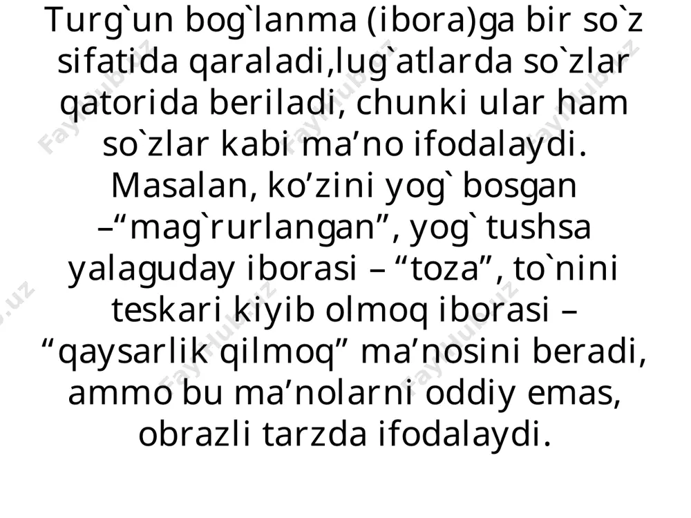 so’z birikmasi va turg’un bog’lanma - Page 3