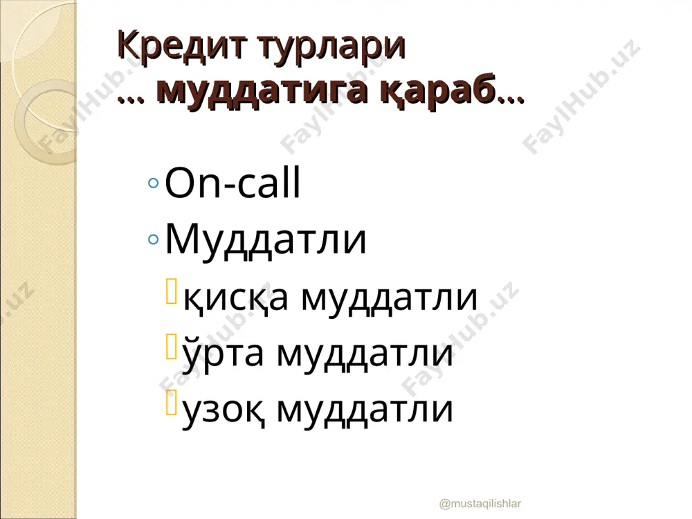 "кредит статистикаси" - Page 3