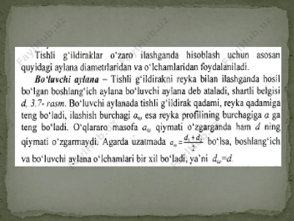 tishli urutmaning geometriyasi va kinematikasi - Page 5