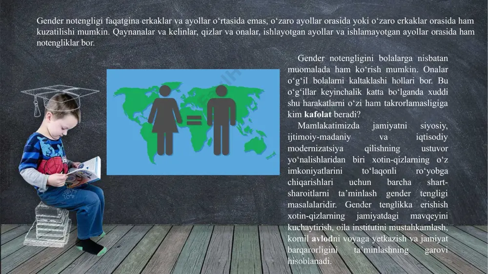 gender tengligi. undoshlar imlosi. - Page 5