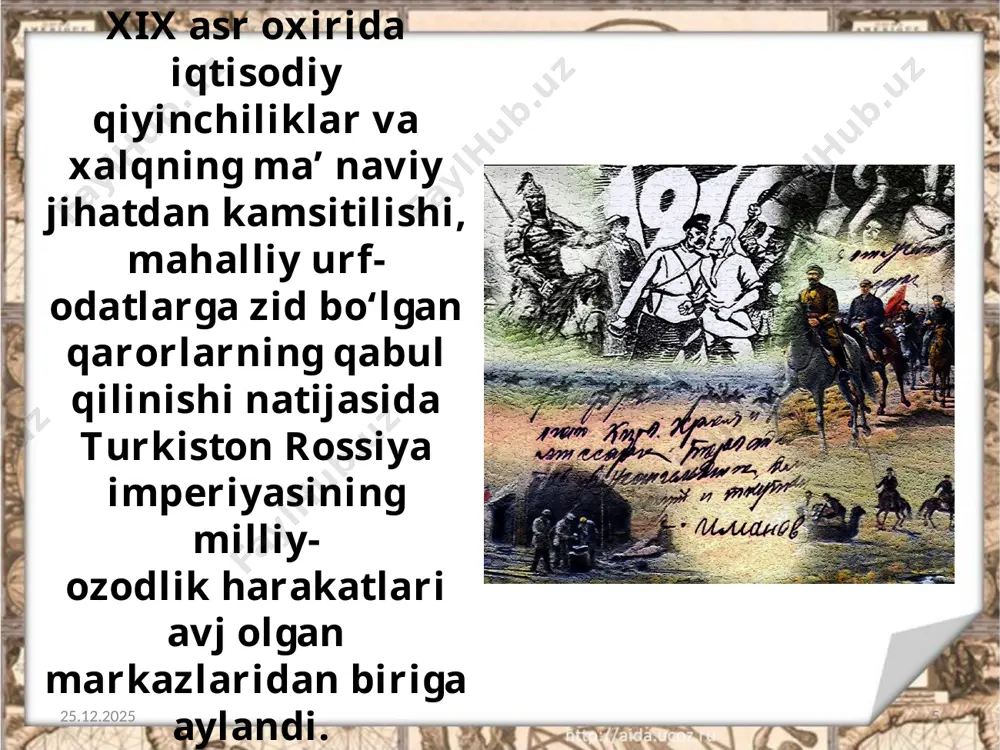 turkistonda milliy-ozodlik harakatlarining boshlanishi va uning sabablari 9 -sinf - Page 5