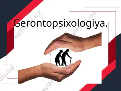 gerontopsixologiya — PPTX