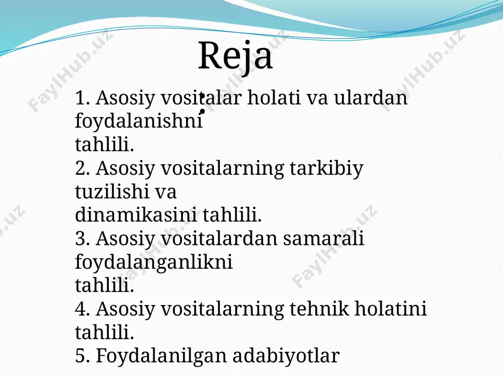 asosiy vositalarning tarkibi, holati va samaradorligini tahlil qilish - Page 2