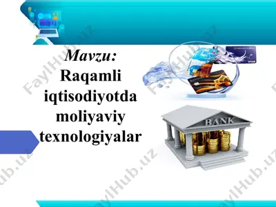 moliya tizimi — PPTX