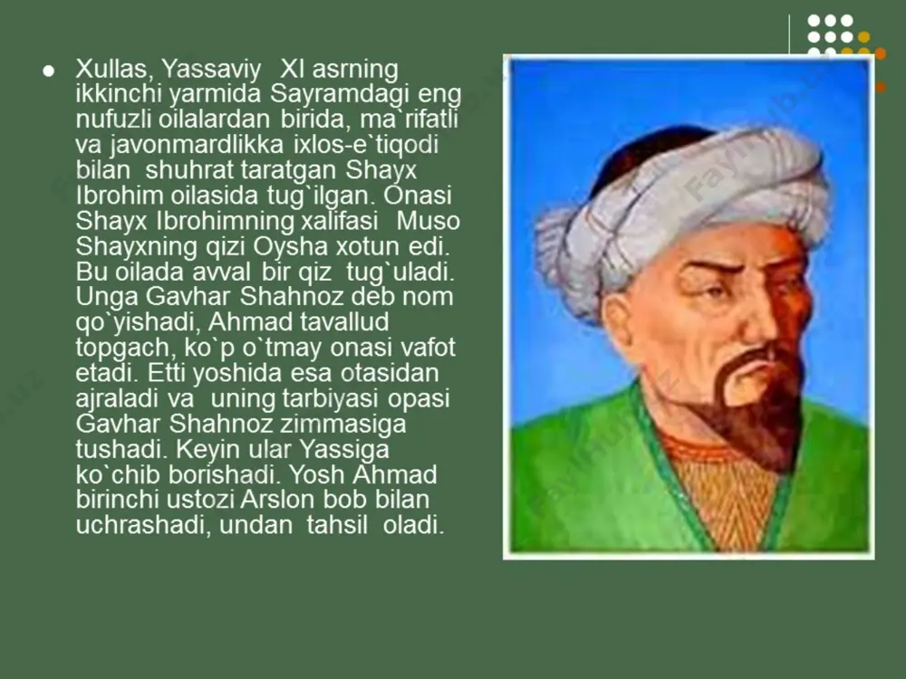 ahmad yassaviy hikmatlarida notiqlik san'ati - Page 4