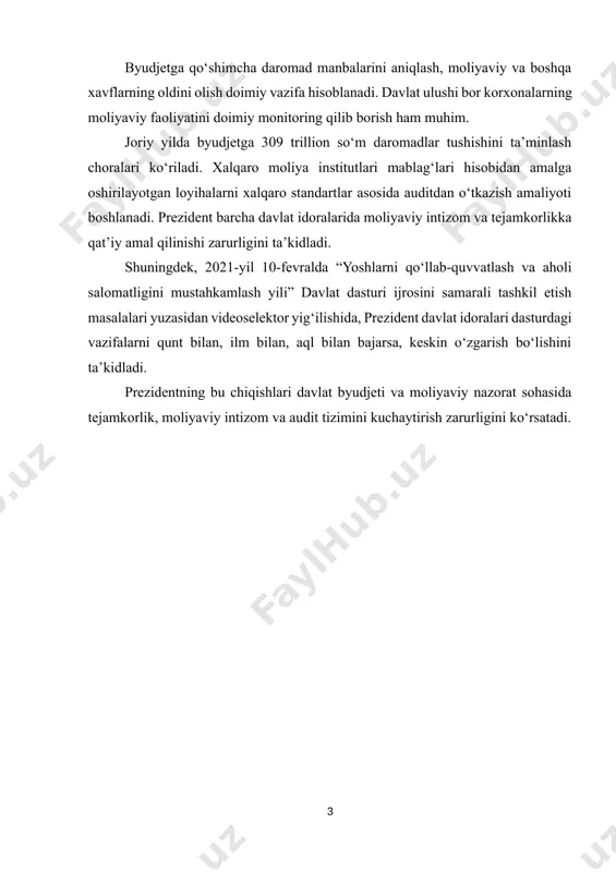 arni to‘g‘ri tahlil qilish va boshqarish muhim ahamiyat kasb etadi. ayniqsa, davr xarajatlari korxonaning moliyaviy holati va rentabelligiga bevosita ta’sir ko‘rsatishi sababli, ularning mohiyatini chuqur o‘rganish zarurdir. ushbu kurs ishi doirasida "davr xarajatlarining mazmuni va ahamiyati" mavzusining tanlanishi ham bejiz emas. chunki ishlab chiqarish va davr xarajatlarini tahlil qilish kompaniyaning moliyaviy sog‘lig‘i va operatsion samaradorligini baholash uchun juda muhimdir. bu tahlil sotilgan tovarlar tannarxini va biznesning rentabelligini aniqlashga yordam beradi. global iqtisodiyotning o‘zgaruvchan sharoitida xarajatlarni to‘g‘ri hisoblash va tahlil qilish korxonalarning barqarorligi va raqobatbardoshligini ta’minlash uchun muhim ahamiyat kasb etadi. davr xarajatlarining mohiyatini tushunish talabalarga buxgalteriya hisobi va moliyaviy menejmentning fundamental tamoyillarini chuqur o‘zlashtirishga yordam beradi davr xarajatlarining mazmuni davr xarajatlari bevosita ishlab chiqarish jarayoni bilan bog‘liq bo‘lmagan xarajatlar va sarflar sifatida ta’riflanadi. boshqaruv xarajatlari, mahsulotni sotish xarajatlari va umumxo‘jalik ahamiyatiga ega bo‘lgan boshqa xarajatlar davr xarajatlari jumlasiga kiradi. xalqaro buxgalteriya hisoboti standartlari (xbhs) bo‘yicha davr xarajatlari kompaniyaning balansida kapitalizatsiya …