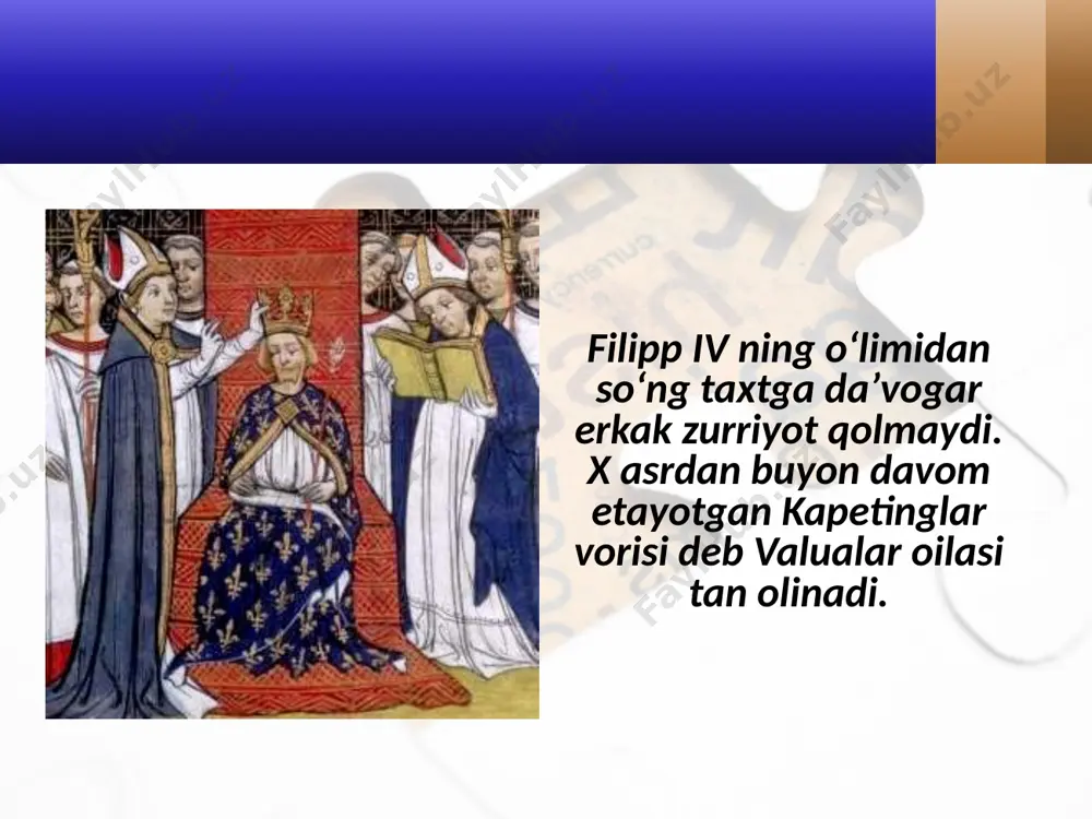 yuz yillik urushning boshlanishi va uning dastlabki davri. 7- sinf - Page 3
