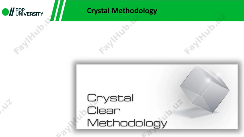 ystal yellow to accommodate additional features. crystal methodology people-centric approach: crystal places a strong emphasis on people over processes. it recognizes that motivated, skilled individuals drive successful projects. teams self-organize, collaborate, and communicate transparently. trust and respect are paramount. consider a scenario where a startup hires a diverse team of developers, designers, and product managers. crystal encourages cross-functional collaboration, allowing the team to collectively shape the product vision. incremental delivery: crystal promotes incremental development and frequent releases. rather than waiting for a monolithic product, startups can deliver valuable features iteratively. example: a startup building an e-commerce platform might release a basic catalogue browsing feature first, followed by checkout functionality, payment integration, and user profiles. crystal methodology risk management: crystal acknowledges that all projects carry inherent risks. by identifying and addressing risks early, startups can make informed decisions. regular retrospectives help teams learn from mistakes and adapt their practices. imagine a …