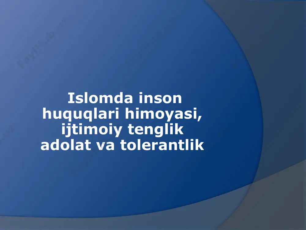 r “so’zi “ezgu amallar haqida xabar beruvchi” degan ma’noni anglatadi.islomni qabul qilib,rasulullohga ergashgan uning izdoshlari “muslim” deb atalgan. muhammad (s.a.v) 630-yili arablarni yagona davlatga birlashtiradi.arab davlati yamandan sino yarim oroligacha,qizil dengiz sohillaridan markaziy qum sahrosigacha cho’zilgan hududlarni o’z ichiga olgan. muhammad vafot etgach,davlatni xalifalar boshqarganlar.632-yildan 661-yilgacha bo’lgan vaqt ichida 4 nafar xalifa hukmronlik qilgan.bular muhammadning qaynatalari abu bakr va umar,kuyovlari usmon va alilar edi. xalifa umar davrida suriya,falastin,misr,shimoliy afrika,iroq istilo qilinib, islom dini dunyo bo’ylab tarqala boshlagan.viii asrda o’rta osiyoda fath etilgan yerlarda aholini islom diniga kiritish harbiy to’qnashuv,da’vat hamda soliq siyosati bilan amalga oshirildi. islom dini ix-x asrlarda tataristonda, x-xii asrlarda boshqirdistonda tarqalgan. islom dining ta’limoti uning muqaddas kitobi qur’oni karimda bayon etilgan.unga ko’ra islom ta’limotining asosini imon,islom va ehson tashkil etadi.imon 7 aqidaga asoslanadi. allohga payg’ambarlarga oxiratga o’lgandan so’ng tirilishga ishonishdir taqdirga farishtalarga muqaddas kitoblarga 1.alloh-dunyodagi barcha mavjudotlarni yaratgan.olamda yuz bergan va kelajakda yuz beradigan barcha voqea va …