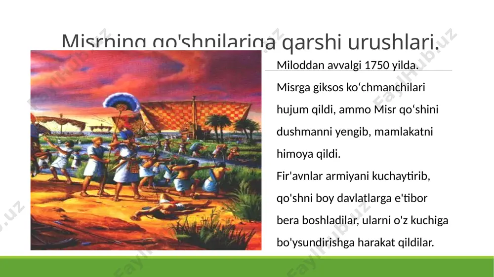 fir’avnlarning bosqinchilik yurishlari - Page 5