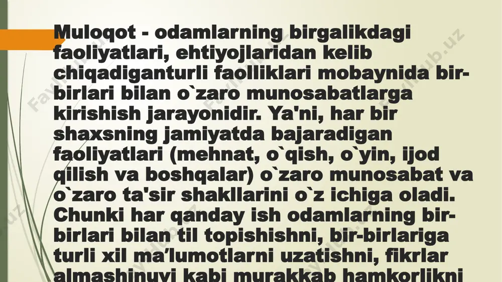 zaridan qolgan odamning qo`li ishga ham bormaydi, borsa ham jamiyatga emas, balki faqat o`zigagina manfaat keltiradigan ishlarni qilishi mumkin. masalan, ko`plab tadqiqotlarda izolyatsiya, ya'ni odamni yolg'izlatib qo`yishning uning ruhiyatiga ta'siri o`rganilgan. masalan, uzoq vaqt termokamerada bo`lgan odamda idrok, tafakkur, xotira, hissiy xolatlarning buzilishi qayd etilgan. lekin ataylab emas, taqdir taqozosi bilan yolg`izlikka mahkum etilgan odamlarning maqsadli faoliyatlar bilan o`zlarini band etishlari u qadar katta salbiy o`zgarishlarga olib kelmasligini ham olimlar o`rganishgan. lekin baribir har qanday va beriluvchanlik, xadiksirash, xavotirlanish,yolg`izlik muloqotning yetishmasligi odamda muvozanatsizlik, hissiyotga beriluvchanlik, xadiksirash, xavotirlanish,o`ziga ishonchsizlik, qayg`u, tashvish hislarini keltirib chiqaradi. shunisi qiziqki, yolg`izlikka mahkum bo`lganlar ma'lum vaqt o`tgach ovoz chiqarib, gapira boshlasharkan. bu avval biror ko`rgan yoki his qilayotgan narsasi xususidagi gaplar bo`lsa, keyinchalik nimagadir qarab gapiraverish ehtiyoji paydo bo`lar ekan. masalan, m.sifr degan olim ilmiy maqsadlarini amalga oshirish uchun 63 kun g`or ichida yashagan ekan. uning keyinchalik yozishicha, bir necha kun o`tgach, u turgan yerda bir …