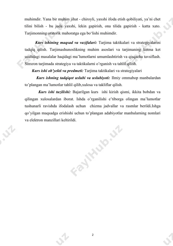 bо‘lish,mazkur faoliyat mohiyatini teran tushunish imkonini beradi. madaniyatlararo tafovutlar muammosi tarjimashunoslikning dolzarb muammolaridan biri sifatida e’tirof etilishi, imiy asosga ega. chunki, muayya xalq vakillarining tafakkur tarzi ular qaysi madaniyatga, qaysi din hamda millatga tegishli ekanliklariga bevosita bog‘liqligini sira inkor etib bо‘lmaydi. xalqlarning tafakkur tarzi esa, ularning tillari orqali namoyon bо‘ladi. demak, tillararo tafovutlar ham tarjima muammolaridan biri. tarjima asliyatga qay darajada mos bо‘lishi, mana shunday tafovutlar oz yoki kо‘pligiga bog‘liq. ma’lumki, tillar genetik, morfologik jihatdan о‘zaro farqlanadi. masalan, odatda ikki flektiv yoki ikki agglyutinativ tillararo tarjima, flektiv-agglyutinativ yoki agglyutinativ-flektiv tillararo tarjimadan aniqroq chiqishi tabiiy. chunki, bunday tillardagi grammatik, leksik, fonologik birliklar kо‘pincha bir-biriga mos keladi. bunday afzallik, ayniqsa, she’riy tarjimalarda yaqqol namoyon bо‘ladi. “tarjimaniig barcha turlarini – og‘zaki, ilmiy, badiiy – avvalo tillar tafovutidan kelib chiqadigan, keyin esa tarjima qilinayotgan matnni idrok etib, ma’lumotni boshqa tilda berish bilan bog‘liq texnik, psixologik va boshqa muammolar birlashtiradi”, - deya uqdiradi i. leviy. …