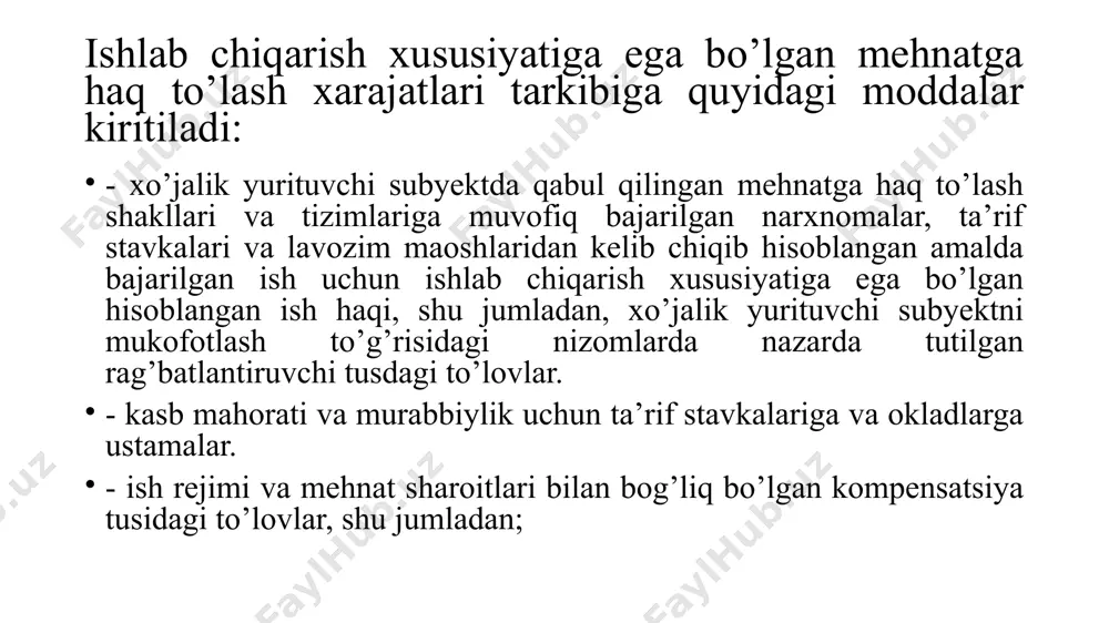 korxonadagi xarajat tannarxi - Page 5