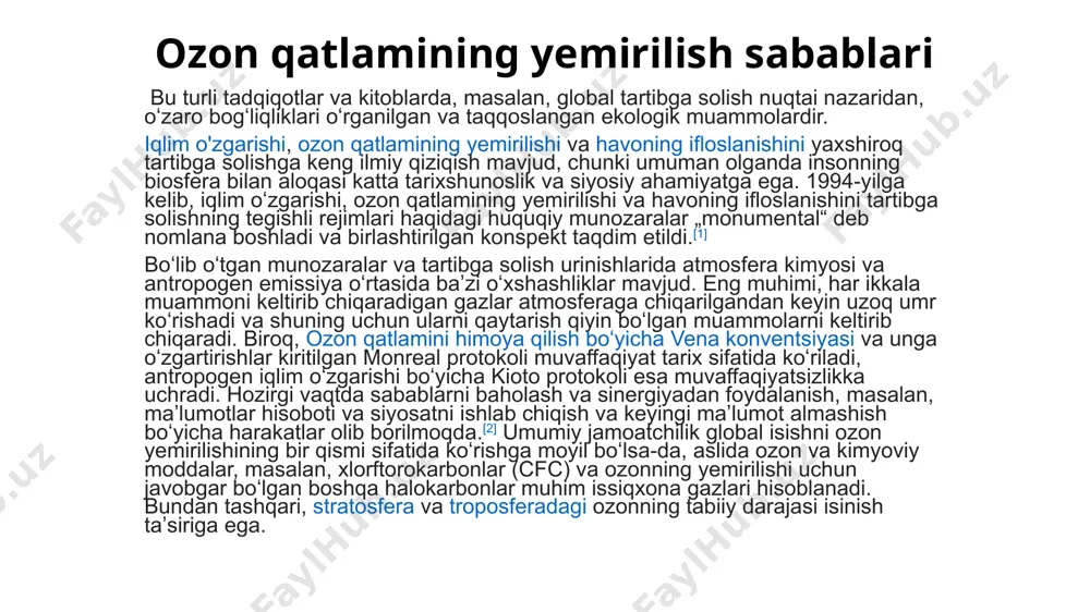 ozon qatlamını yemırılıshı - Page 5