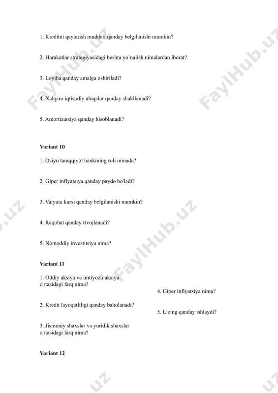 moliyalashtirishning asosiy prinsiplari - Page 4