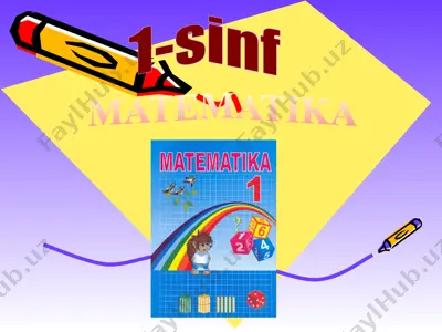 1-sinf matematika guruhlar sonlar ayting — PPTX