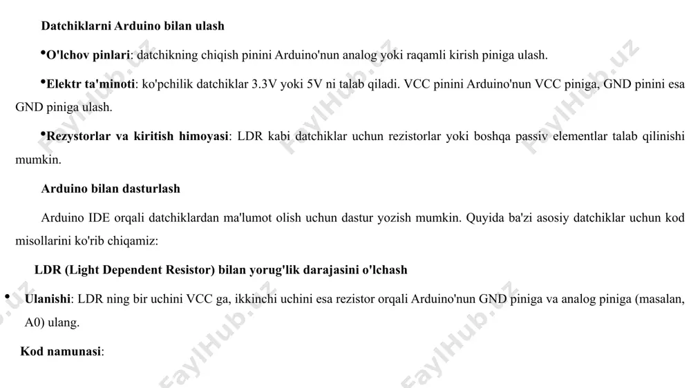 arduino va datchiklar haqida umumiy tushuncha - Page 4
