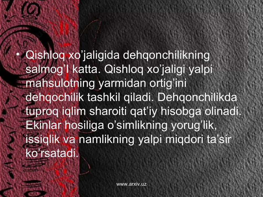 qishloq xo’jaligi geografiyasi - Page 5