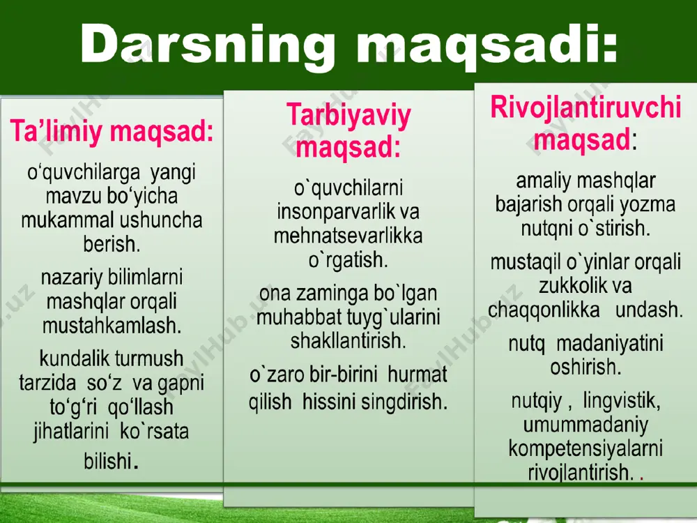ona tili fanidan bir soatlik ochiq dars - Page 5