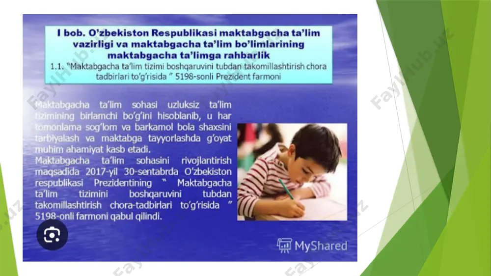 maktabgacha ta'lim tizimini takomillashtirish - Page 2