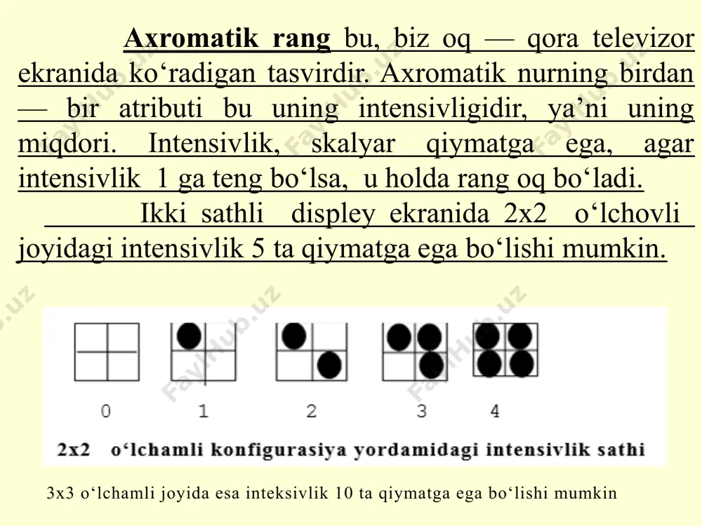 rang modellari - additiv, subtraktiv, pertseptsion (rgb, cmy, cmyk, hsv) - Page 5
