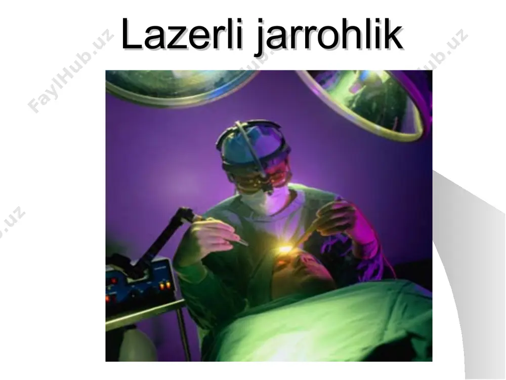 tibbiyotda lazerlar - Page 5