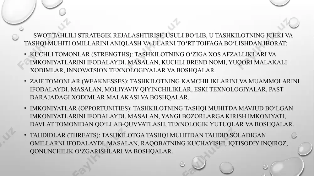 swot tahlili metodi - Page 5