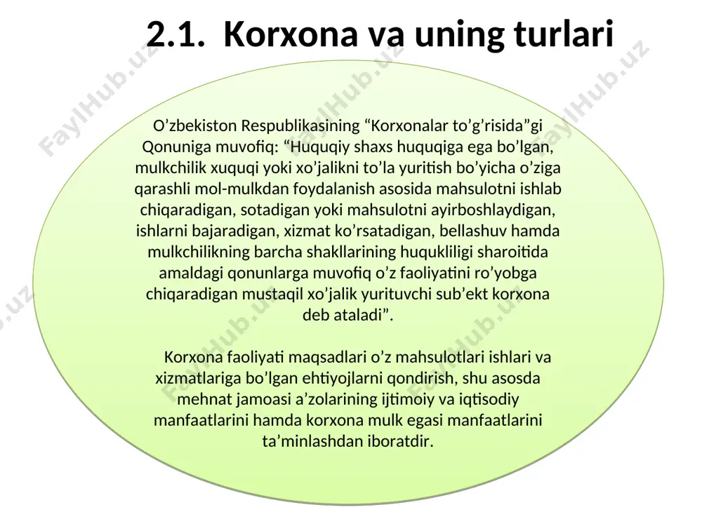 nbosar iqtisodiy masalalar bo’yicha o’rinbosar ishlab chiqarish bo’yicha menjer komp’yuter dasturchisi nozim transport-tayyorlov bo’limi marketing bo’yicha menejer ta’minotchi tijorat agentlari ishlab chiqarish bo’limi rejalashtirish bo’yicha iqtisodchi moliyachi hisobchi ta’mirlash-qurilish bo’limi huquqshunos – kadrlar bo’yicha yo’riqchi do’kon-ombor mudiri ma’suliyati cheklangan jamiyat boshqaruvining tashkiliy tuzilmasi xo’jalik shirkati ishtirokchilari umumiy yig’ilishi taftish komissiyasi (ishtirokchilari) shirkat rahbari boshqaruv (to’liq shirkat ishtirokchilari ichida) bosh hisobchi (iqtisodchi) huquqshunos – kadrlar bo’yicha yo’riqchi kotiba-referent komp’yuter dasturchisi ishlab chiqarish bo’limi ta’mirlash-qurilish bo’limi tijorat bo’limi xo’jalik shirkatini boshqarish tashkiliy tuzilmasi ‘ kuzatuv kengashi direktorlar kengashi aksiyadorlarning umumiy yig’lishi direktorlar kengashi raisi aksiyadorlik jamiyati qo’mita va komissiylalari aksiyadorlik jamiyati boshqaruv apparati tavtish komissiyasi komissiya raisi boshqaruv shoxobchalar, sho’ba va filiallar bosh (ijrochi) direktor aksiyadorlik jamiyatining tashkiliy tuzilmasi kuzatuv kengashi aksiyadorlarning umumiy yig’ilishi taftish komissiyasi kompaniya kengashi (boshqaruv) kompaniya boshqaruvi raisi rais o’rinbosari raisning birinchi o’rinbosari rais o’rinbosari ishlar boshqarmasi iqtisodiy tahlil boshqarmasi qimmatbaho qog’ozlar va monitoring bo’limi moliya, hisob-kitob va …