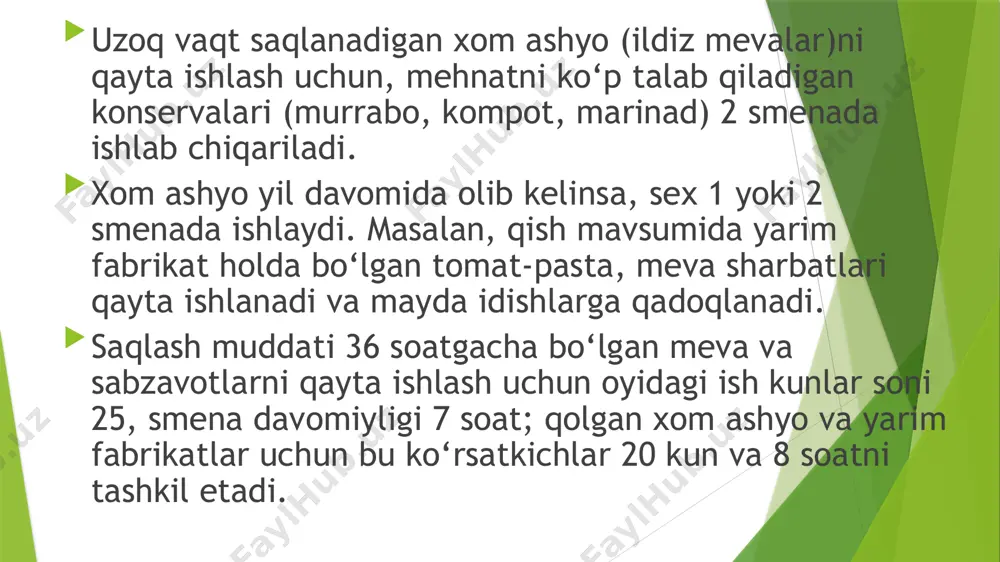 xom ashyoni zavodga olib kelish grafigi - Page 4