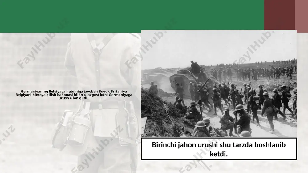 birinchi jahon urushining boshlanishi va borishi 9 - sinf - Page 4