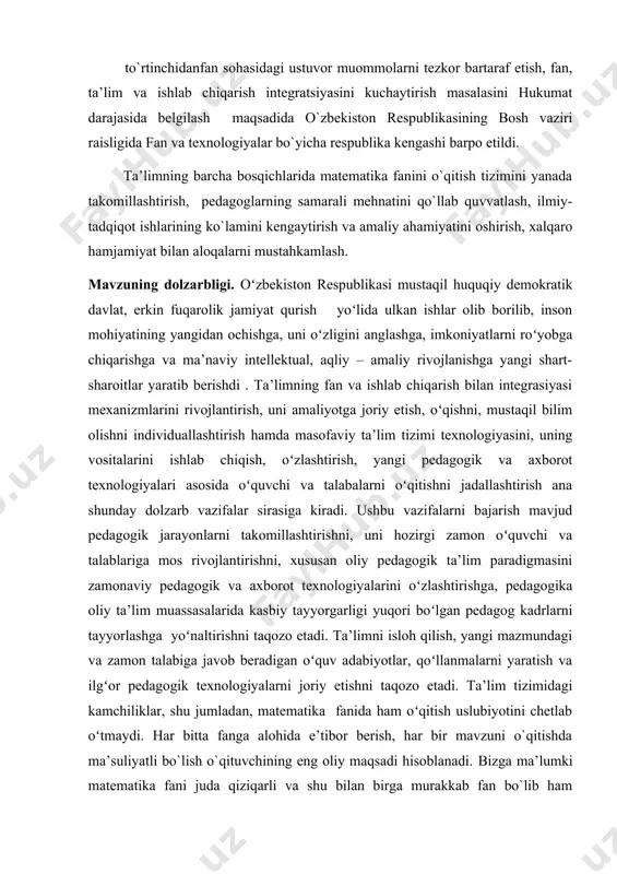 egral tengsizliklarga doir masalalar yechish metodikasini ishlab chiqish. bitiruv malakaviy ishi yuzasidan tajriba oʻtkazish, uning natijalarini tahlil qilish va tegishli xulosalar chiqarish. kurs ishining tuzilishi. kurs ishi kirish, mavzu bo’yicha 3 ta reja, xulosa, foydalanilgan adabiyotlar roʻyxati hamda ilovadan iborat. -taqribiy yechim. eyler siniq chizig’i. (1) differensial tenglama berilgan bo’lib, funksiya g sohada uzluksiz bo’lsin. 1-ta’rif. agar biror i ( ochiq, yopiq, yarim ochiq) intervalda aniqlangan funksiya uchun ushbu 1. ; 2.( bunda s to’plam funksiya 1- tur uzilishga ega bo’lgan yoki mavjud bo’lmagan nuqtalar to’plami; 3. . 4chekli to’plam, to’rtta shart o’rinli bo’lsa, u holda funksiya i intervalda (1) differensial tenglamaning ε- taqribiy yechimi deyiladi. ta’rifdan ko’rinadiki, ε = 0 va bo’lganda bo’ladi. quyida biz ε- taqribiy yechimning mavjudligi masalasiga to’xtalamiz. 1-teorema. agar funksiya g sohada yotgan p = {(x, y) : , } yopiq to’gri to’rtburchakda uzluksiz bo’lsa, u holda ixtiyoriy musbat ε uchun (1) differensial tenglamaning h …