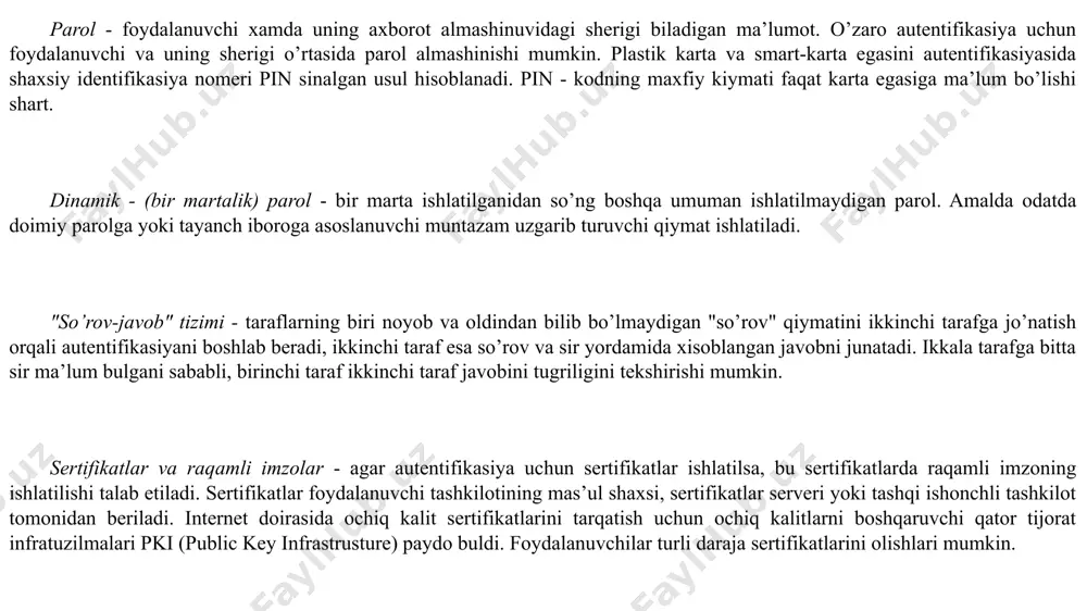 indentifikasiya va avtorizatsiya - Page 5