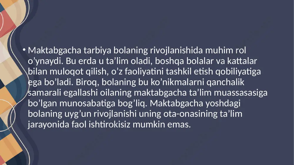 maktabgacha ta’limda tarbiyaviy ishlar - Page 5