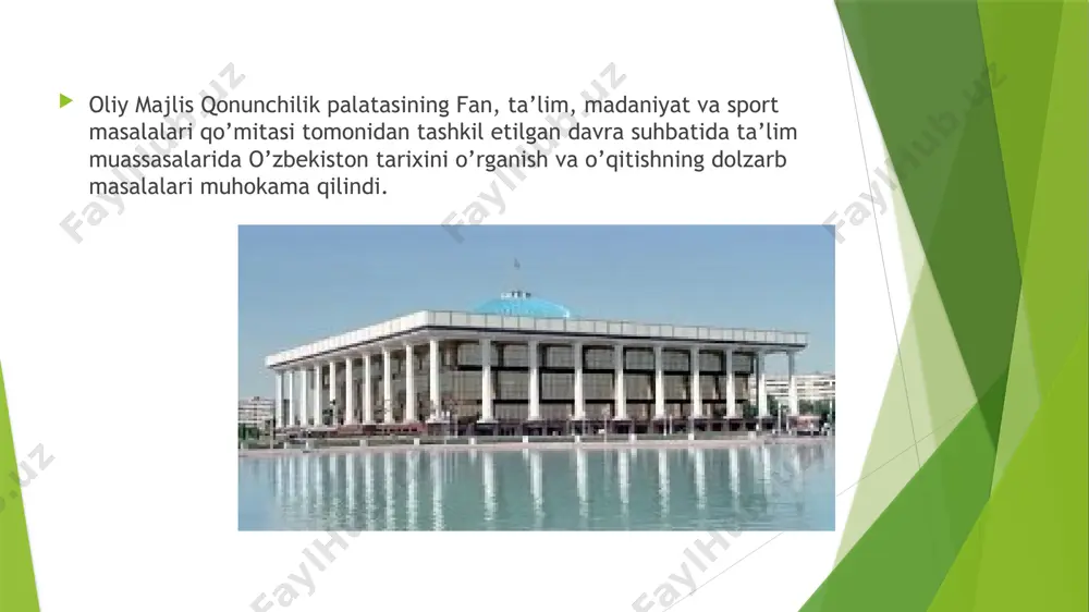 o'zbekiston tarixi fanidan tayyorlagan taqdimoti - Page 3
