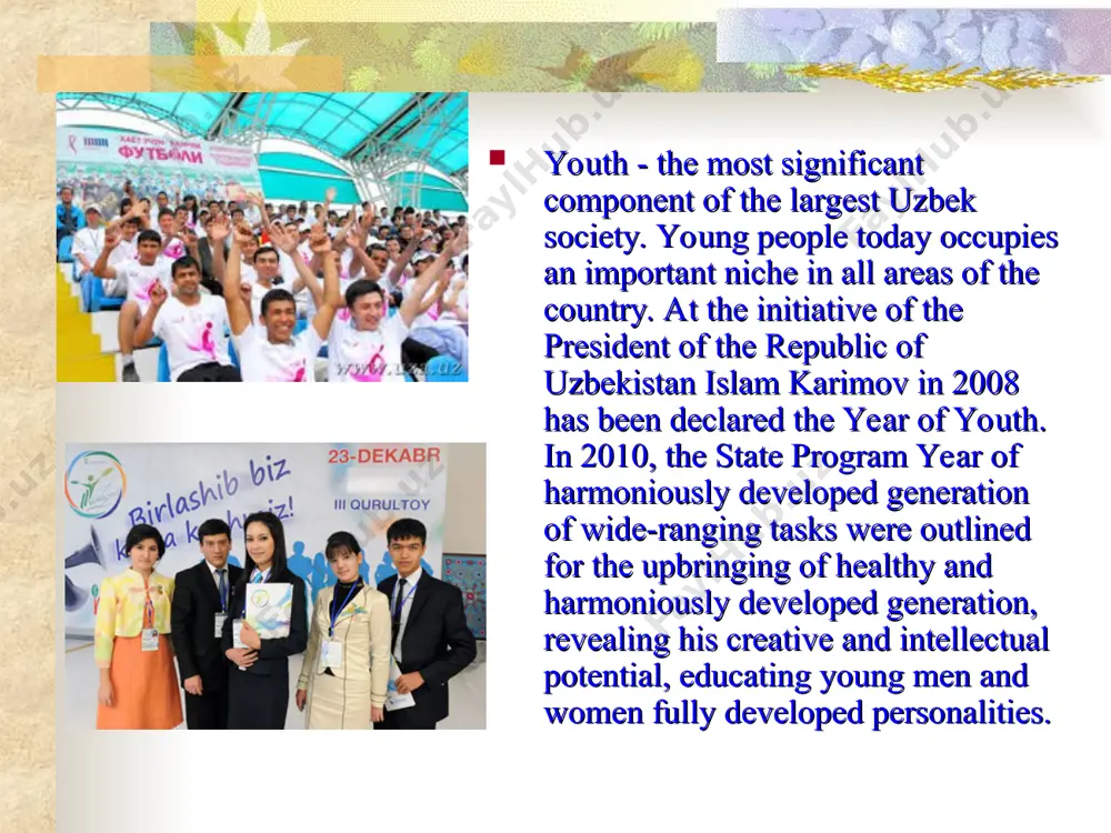 the youth of uzbekistan - Page 4