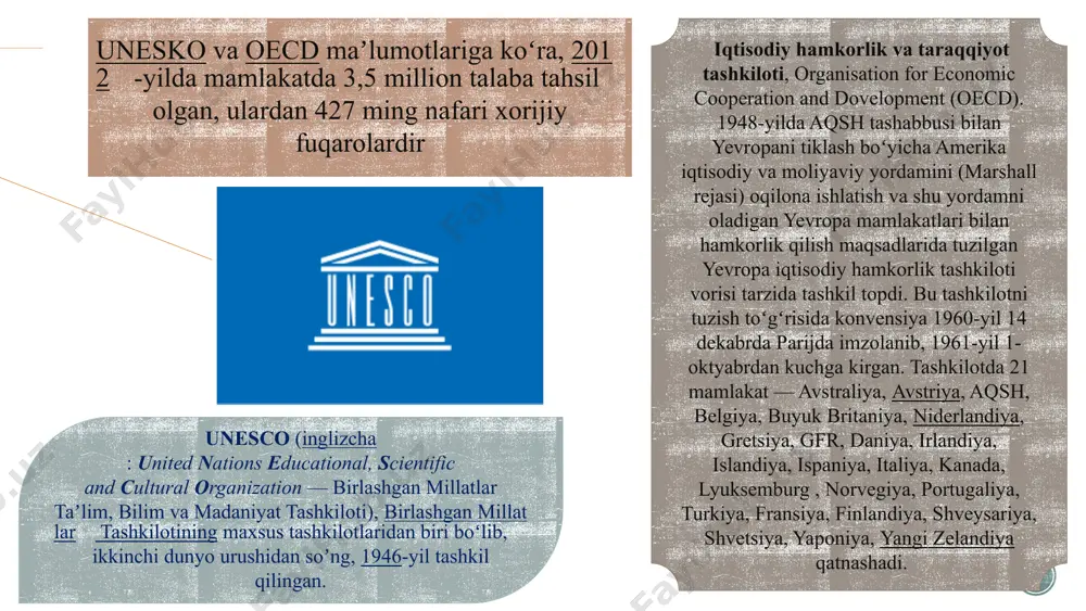 i. baʼzi tuman va tumanlarda 11 yoshli bolalar oʻrta taʼlim uchun maktab tanlash imkoniyatini kengaytirish uchun " 11+ " deb nomlangan kengaytirilgan imtihon topshirishlari mumkin. ilgari, bu imtihon angliya va uelsda qoʻllangan, ammo standartlashtirilgan test bilan almashtirildi. taʼlim 16 yoshdan boshlab 16 yoshdan, oʻqishning majburiy tsiklini tugatgandan soʻng, talabalar maktabni tashlab, ishlashni boshlashlari yoki universitetga kirish uchun oʻqishni davom ettirishlari mumkin. universitetga kirishni xohlovchilarga ikki yillik a-level kurslari taklif etiladi. oʻqishning birinchi yilidan soʻng as imtihonlari boʻlib oʻtadi, ikkinchisidan keyin esa a2 darajalari olinadi. oʻqishning birinchi yili 4-5 ta, ikkinchisi 3-4 ta fanni majburiy oʻrganishni oʻz ichiga oladi. yetkazib berish uchun majburiy fanlar talab qilinmaydi - talaba maktab tomonidan taklif qilingan 15-20 tadan barcha fanlarni individual ravishda tanlaydi va shu bilan universitetda keyingi 3-5 yillik oʻqishga bagʻishlangan ixtisosligini belgilaydi. koʻpincha buyuk britaniyaga oʻqish uchun kelgan chet ellik talabalar oʻqishni a-leveldan boshlaydilar taʼlim 18 yoshdan boshlab ikki yillik a-darajali kursni tugatgandan …